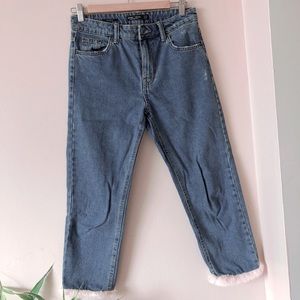 BERSHKA DENIM JEANS | High Waist | Mom Jeans